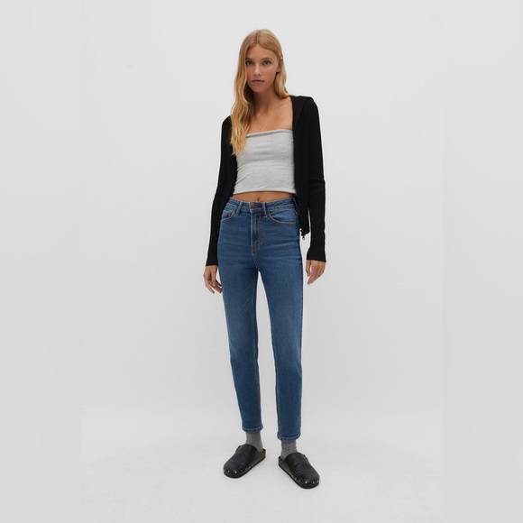 Stradivarius 1465 SLIM-FIT MOM JEANS - Picture 1 of 7